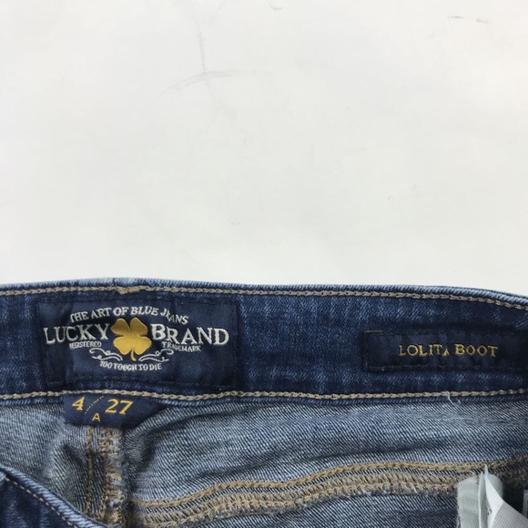 Lucky Brand Womens Lolita Boot Cut Jeans Blue 4 - Picture 4 of 4